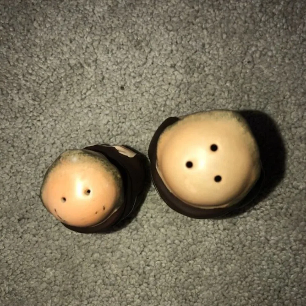 Vintage Goebel‎ Hummel Germany Friar Tuck Monk Salt Pepper Shakers Set ( 2)